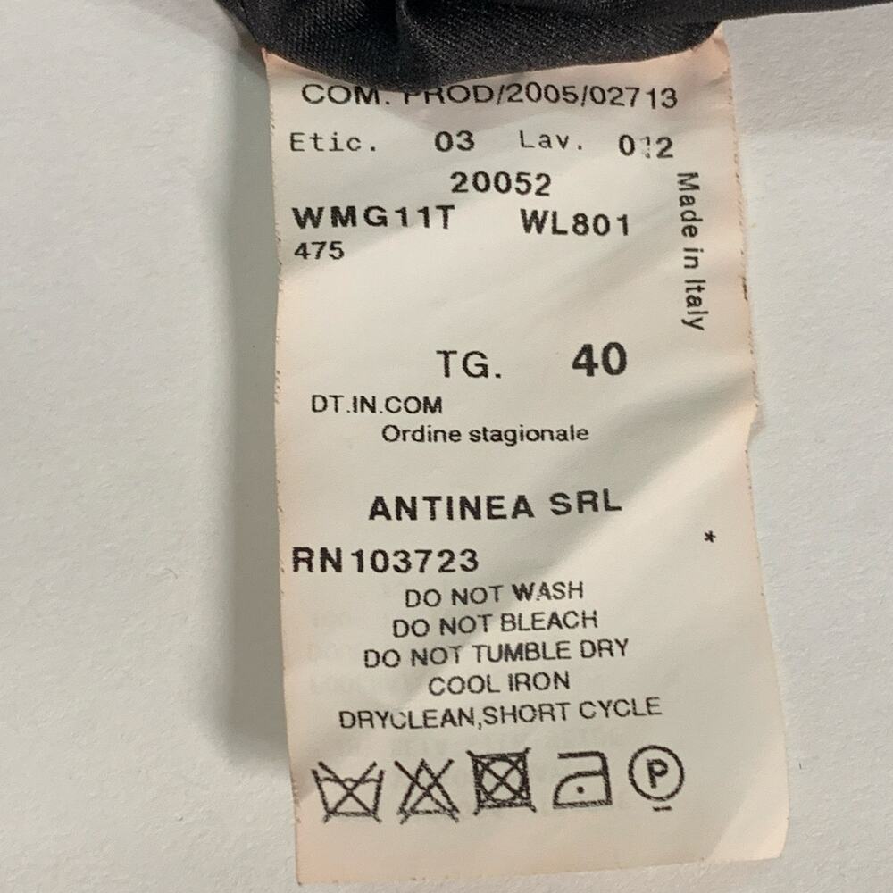 Armani Collezioni Black Velvet Evening Jacket 4 Decorative Trim Italy Vintage - Picture 4 of 8